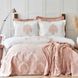 Набор постельное белье с покрывалом + плед Karaca Home - Adrienne pudra пудра (10предметов) 1