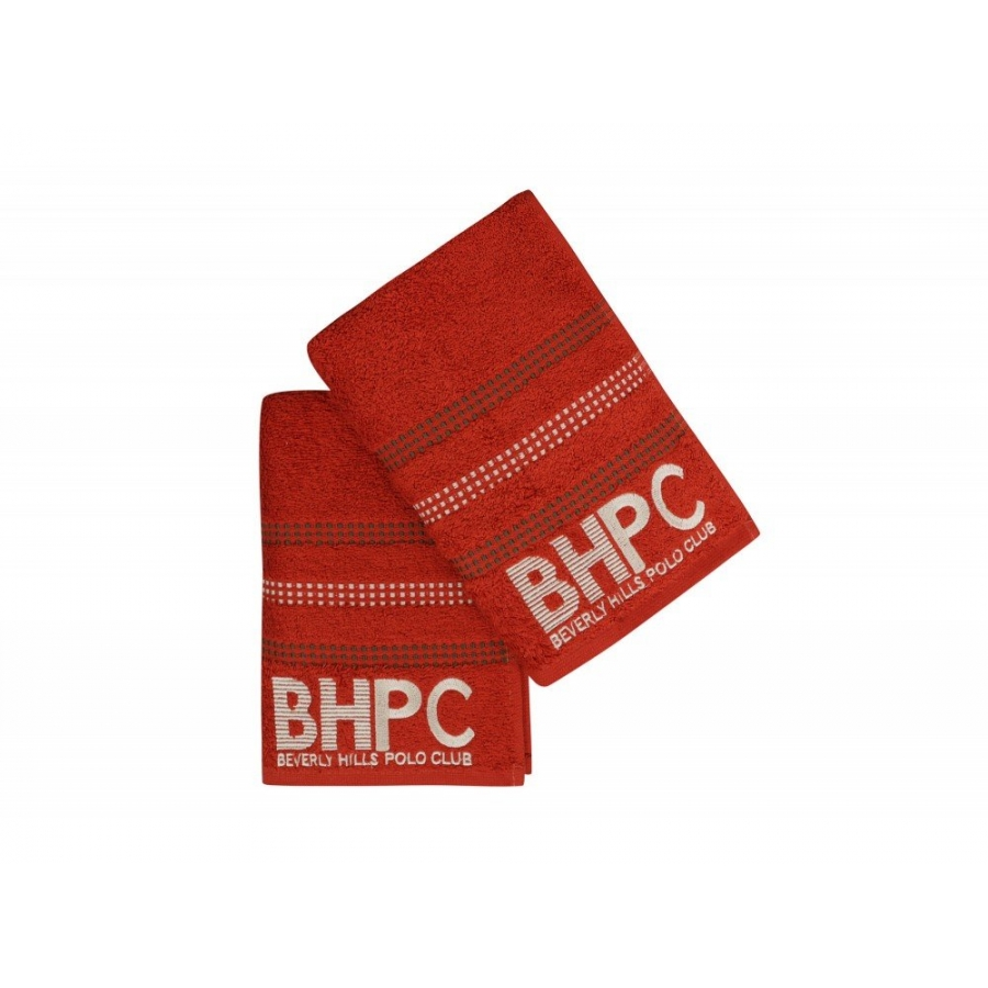 Набор полотенец Beverly Hills Polo Club - 355BHP1263 Botanik Brick Red