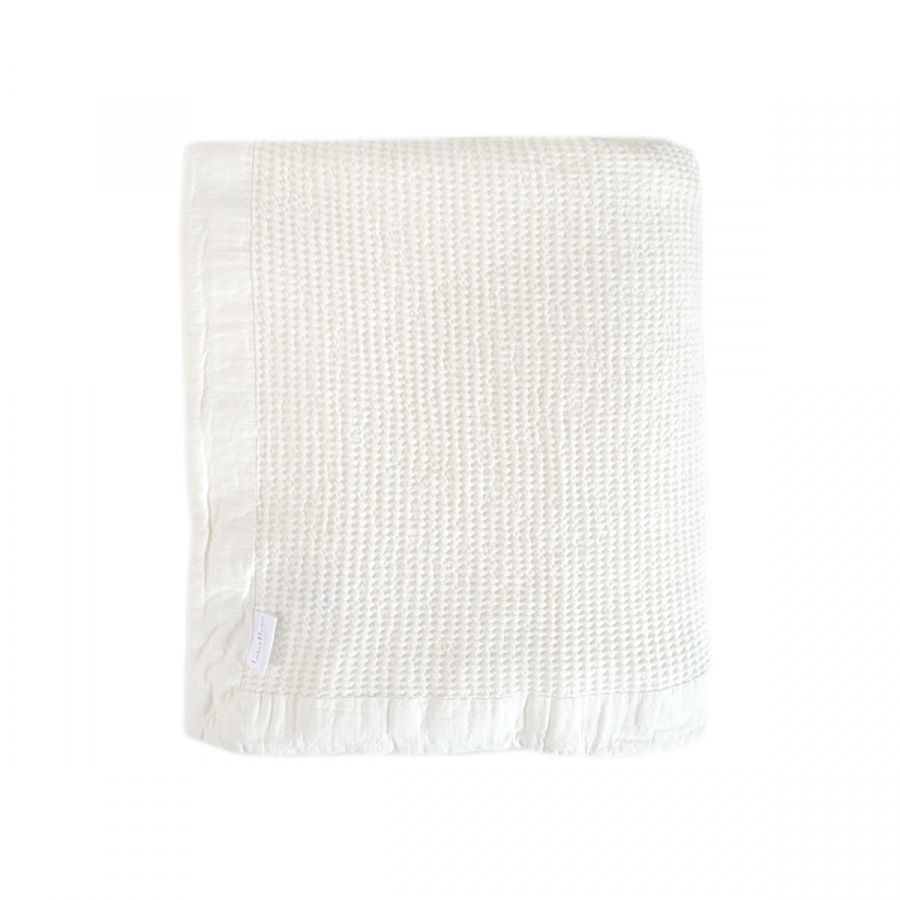 Покривало вафельне Lotus Home - Rius off white