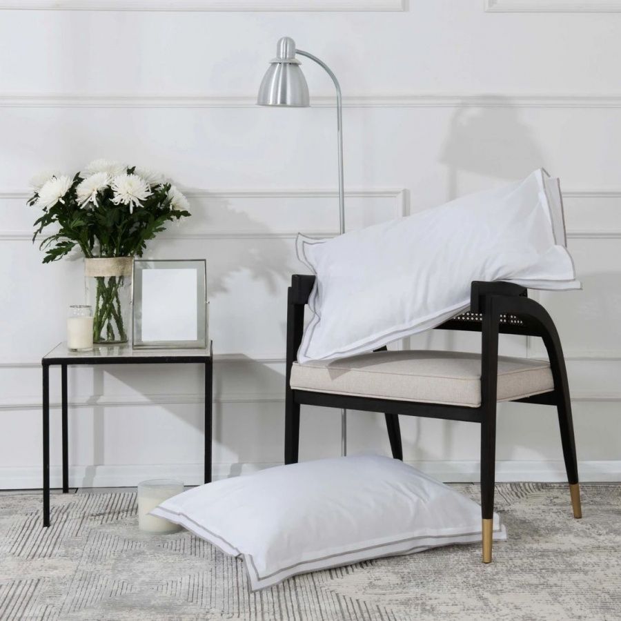 Постельное белье Karaca Home перкаль - White Colletion Victorie gri