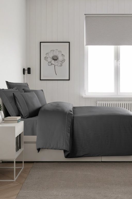 Постельное белье сатин La Romano Mona Premium Satin 300TC Orcella Grey