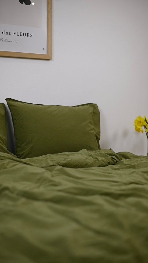 Постельное белье вареный хлопок La Maison Mariella Green Muse