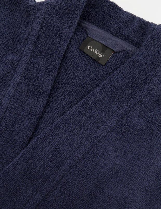 Халат чоловічий Cawo Kimono Uni 828 blau - 17