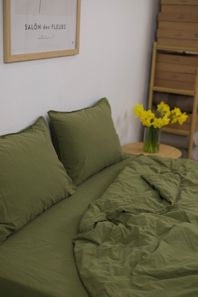 Постельное белье вареный хлопок La Maison Mariella Green Muse