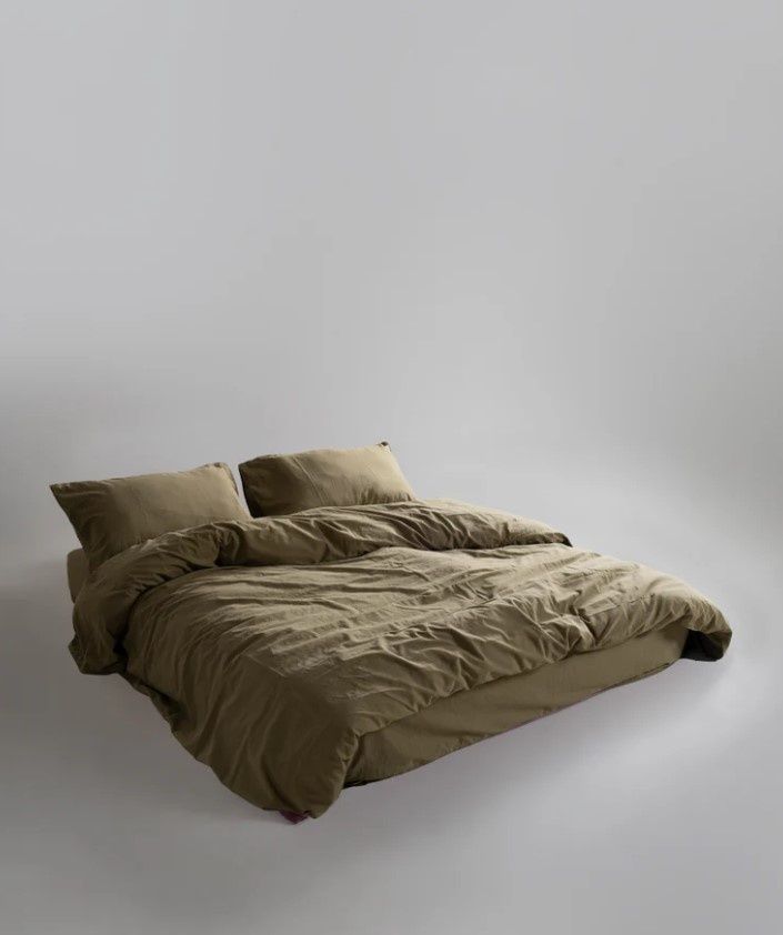 Постельное белье вареный хлопок Limasso OLIVE STANDART