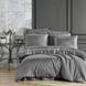 Постільна білизна Dantela Vita сатин з вишивкою Nuans gri 3