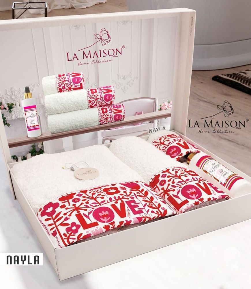 Набор полотенец с ароматом La Maison Nayla (3шт)
