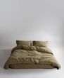 Постельное белье вареный хлопок Limasso OLIVE STANDART, Оливковый, 50х70см (2шт), Евро, 200х220 см, 240х260 см