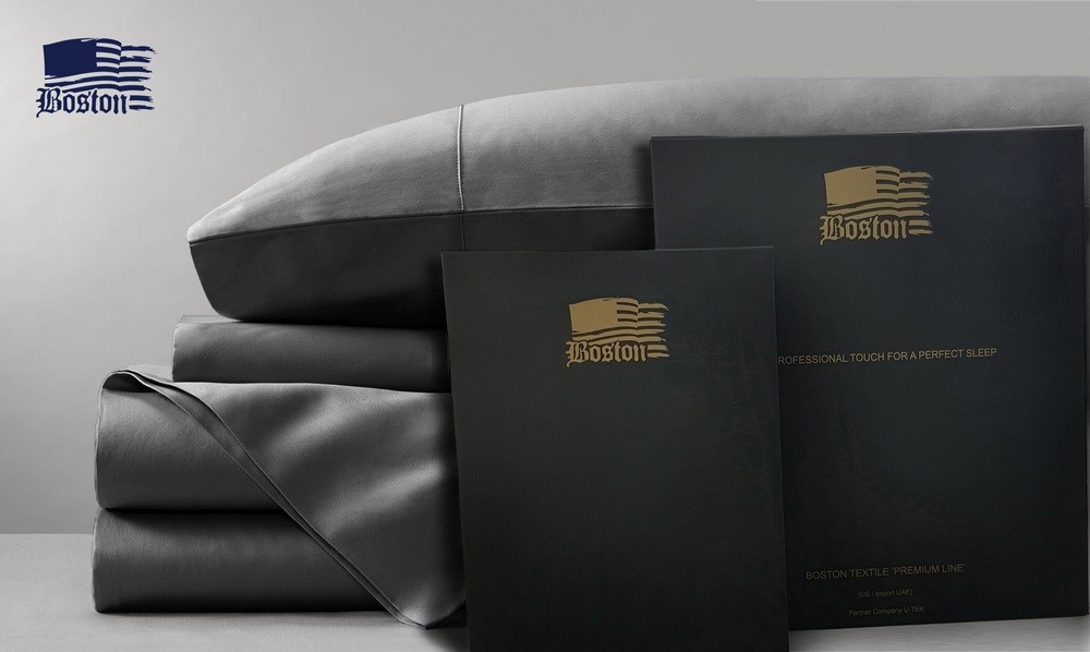 Комплект постельного белья BOSTON Jefferson Sateen Iron Grey