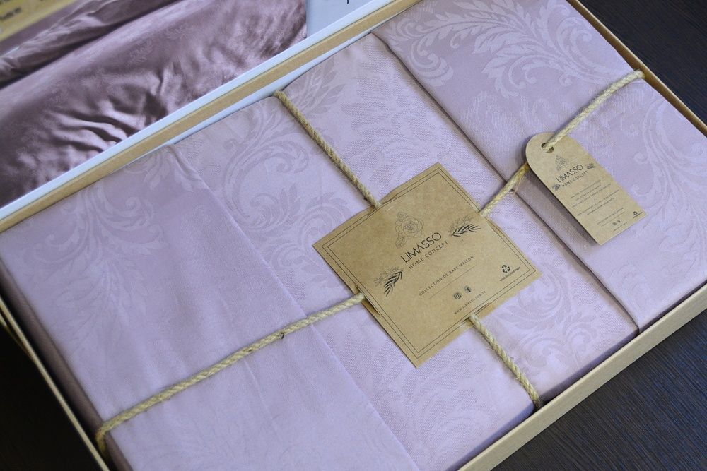 Постельное белье Limasso Jacquard Ranforse Hoten Violet
