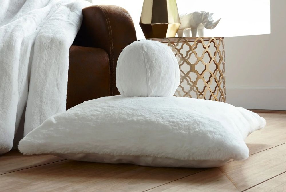 Елітне хутрове покривало Maison Pr&eacute;longe Blanc