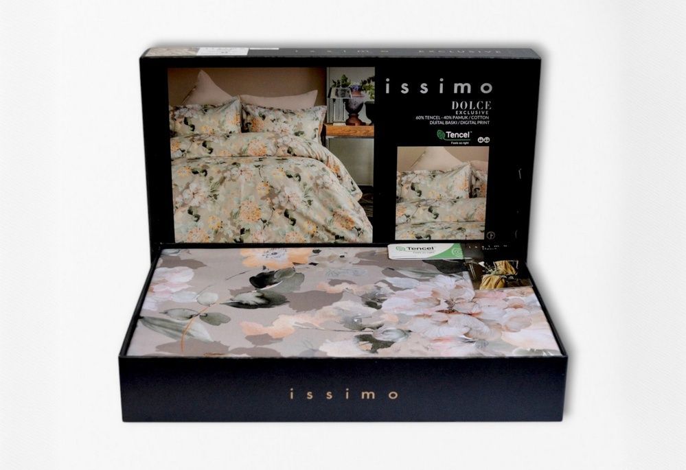 Постільна білизна тенсел сатин люкс Issimo Home Dolce