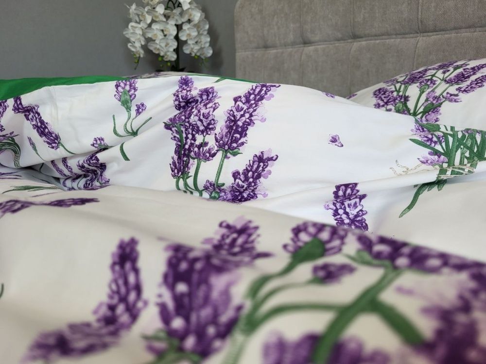 Постільна білизна преміум сатин Комфорт Текстиль LAVENDER green, Turkish satin