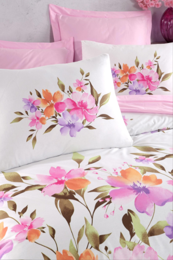 Постельное белье ранфорс Altinbasak Creaforse Cozy Candy