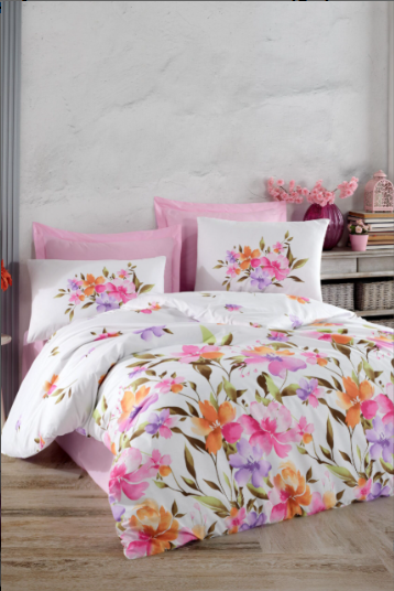 Постельное белье ранфорс Altinbasak Creaforse Cozy Candy