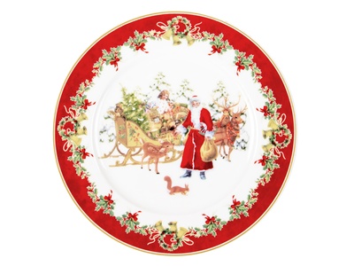Новогодняя тарелка Lefard "CHRISTMAS COLLECTION" 21СМ