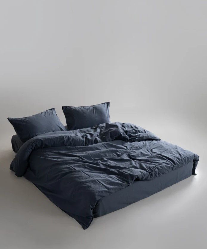 Постельное белье вареный хлопок Limasso Natural Grey Standart