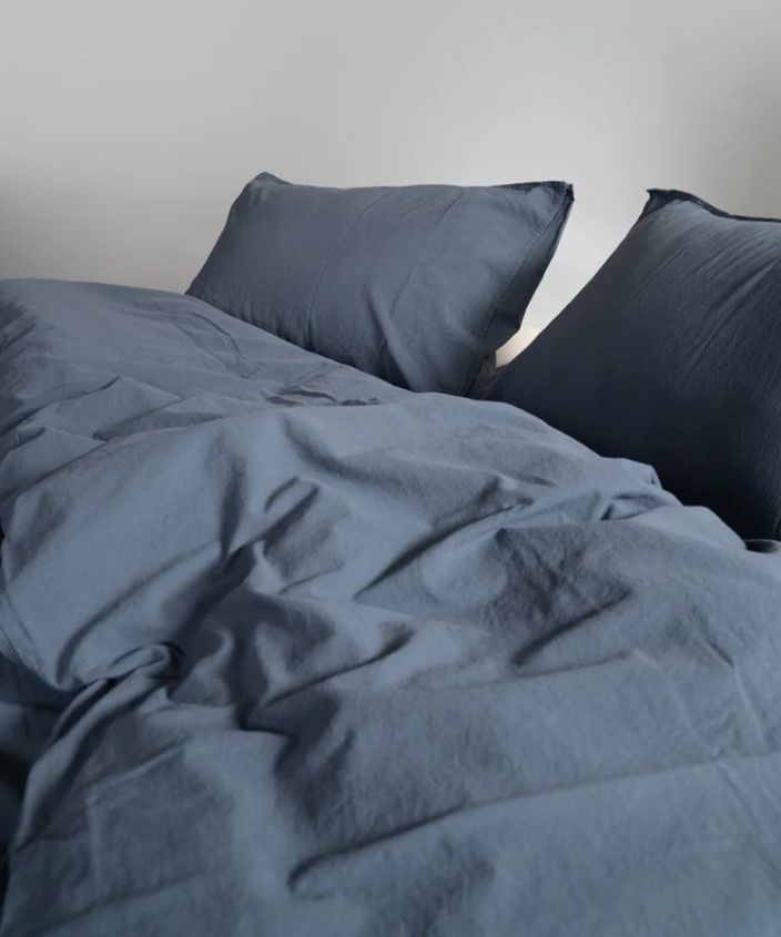 Постельное белье вареный хлопок Limasso Natural Grey Standart