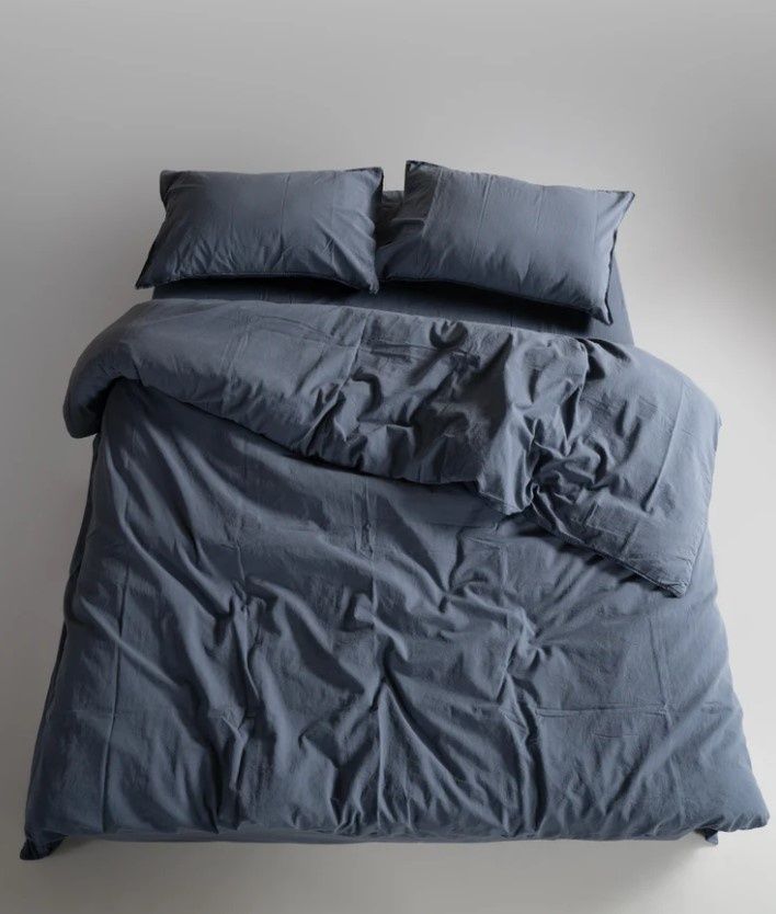 Постельное белье вареный хлопок Limasso Natural Grey Standart