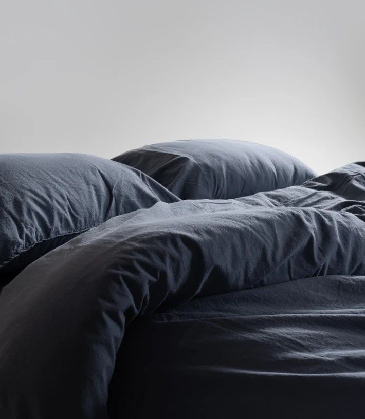 Постельное белье вареный хлопок Limasso Natural Grey Standart