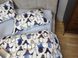 Постільна білизна фланель Комфорт текстиль Пінгві/блакитні, Turkish flannel 4