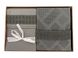 Постельное белье жаккард с покрывалом Saheser "FREYA" Антрацит (717-049) 2