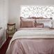 Шелковое постельное белье с простыней на резинке Gingerlily Plain Vintage Pink 4