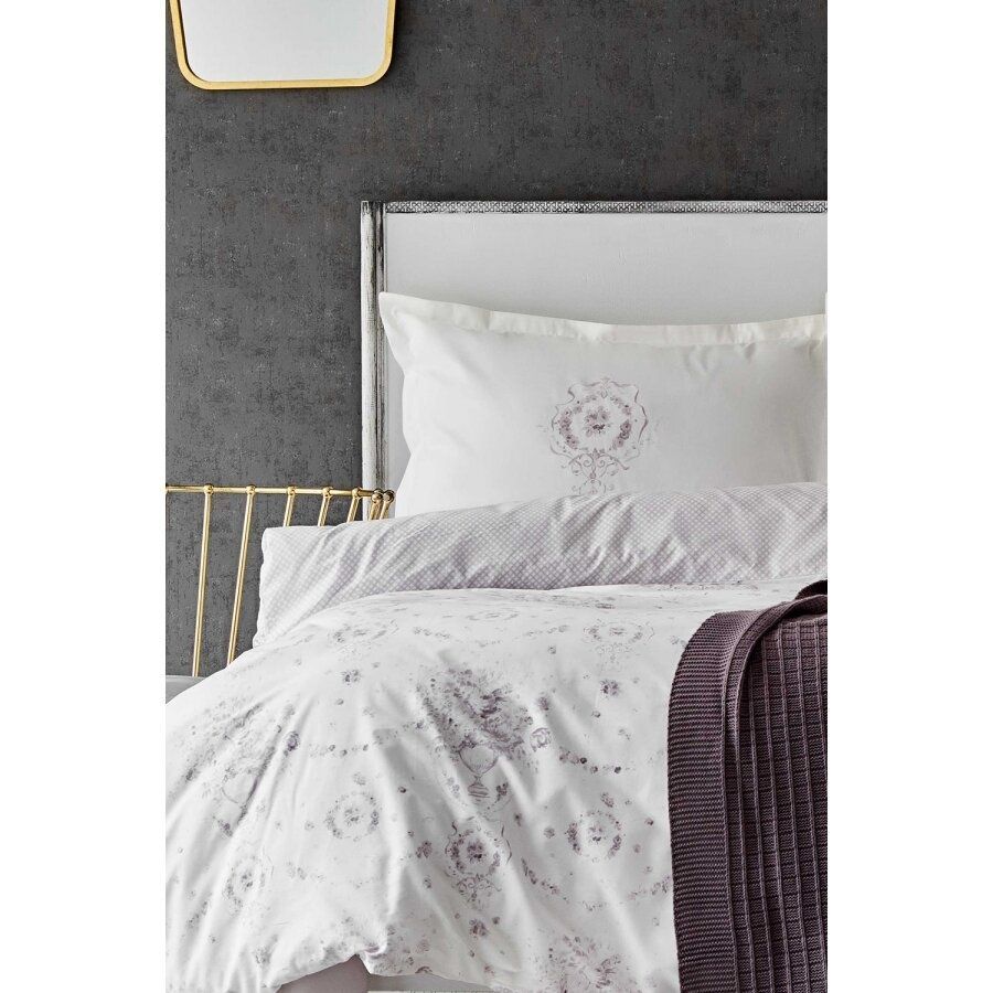 Набор постельное белье с пледом Karaca Home - Quatre delux murdum
