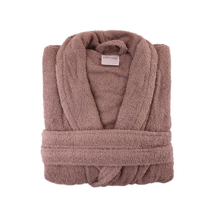 Халат махровий Karaca Home - Back To Basic vizon