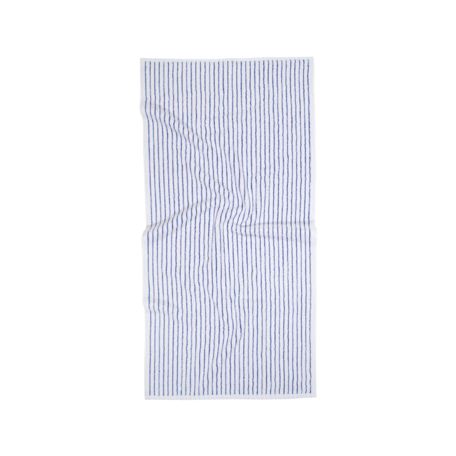 Рушник Lotus Home Готель Premium - Microcotton Stripe White-Blue, 50х90 см, Для обличчя