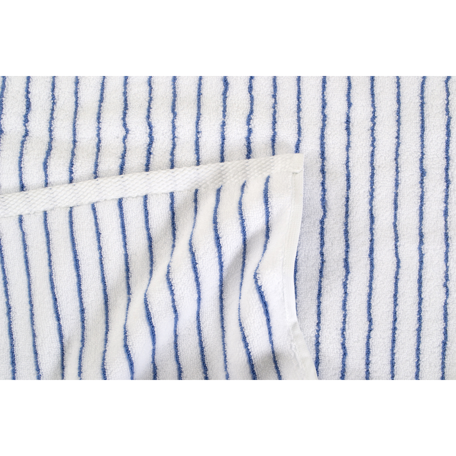 Рушник Lotus Home Готель Premium - Microcotton Stripe White-Blue, 50х90 см, Для обличчя