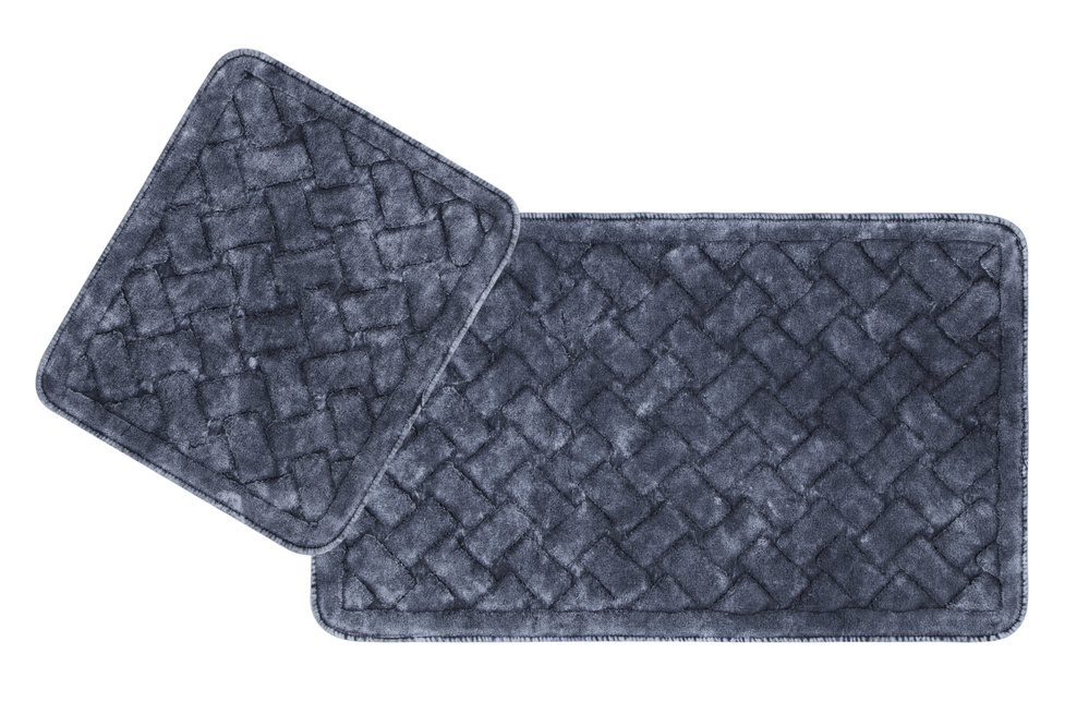 Набір килимків Arya Hasir темно-сірий TR1006872