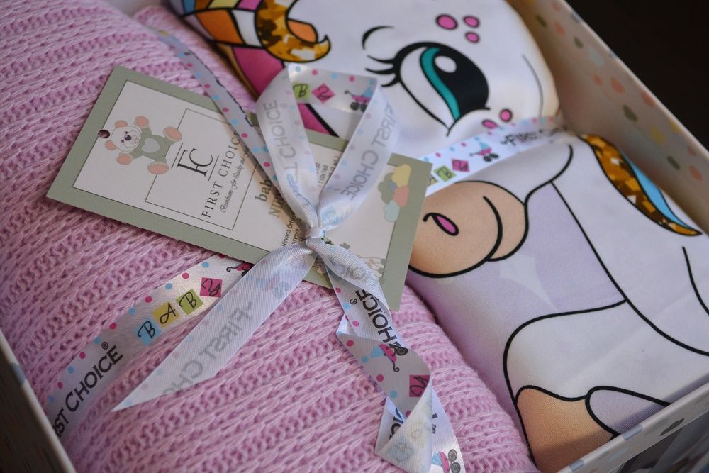 Постільна білизна дитяча з пледом First Choice Baby Satin Alfie
