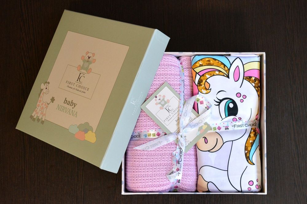 Постільна білизна дитяча з пледом First Choice Baby Satin Alfie