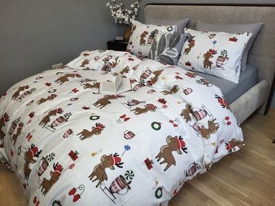Постельное белье фланель Комфорт текстиль Гостинцы/сизий дим , Turkish flannel