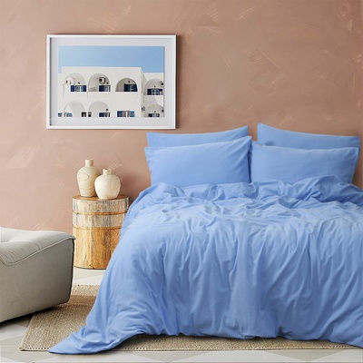 Постельное белье Lotus Home Фланель - Calm голубой