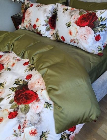 Постільна білизна преміум сатин Комфорт Текстиль ROSE, Turkish satin