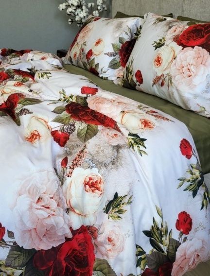Постільна білизна преміум сатин Комфорт Текстиль ROSE, Turkish satin