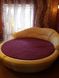 Постельное белье на круглую кровать "Almira Mix"медовый+ винный 2