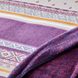 Набор постельное белье с пледом Karaca Home - Faroy фиолетовый 2
