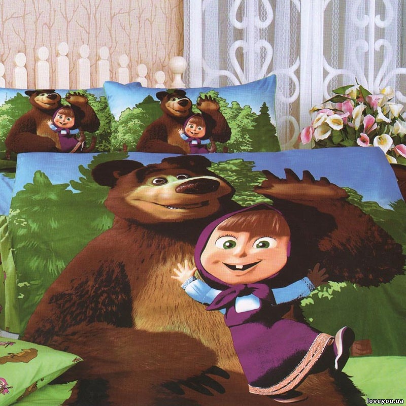 Подростковое постельное белье Love You - TD 233 Маша и медведь