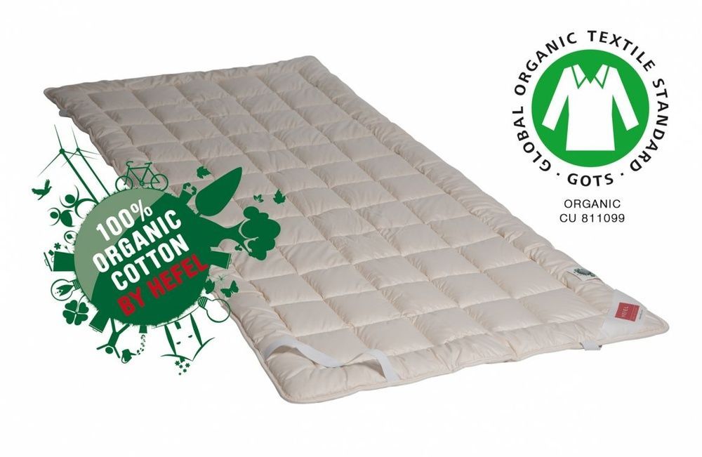 Наматрасник шерстяной Hefel Bio Wool с резинкой по периметру
