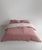 Постельное белье вареный хлопок Limasso Essualte doubleface Old Rose-Pristine
