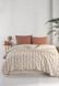 Постільна білизна варена бавовна Macas Home Iris Mocca 1