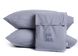 Комплект постельного белья Antoni Ранфорс Premium Бязь Дымчатый серый Евро 200х220 2