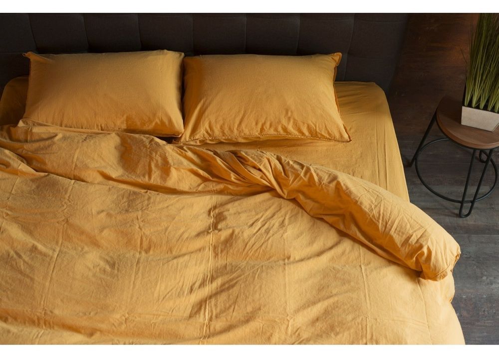 Постельное белье SoundSleep Stonewash Adriatic Горчица