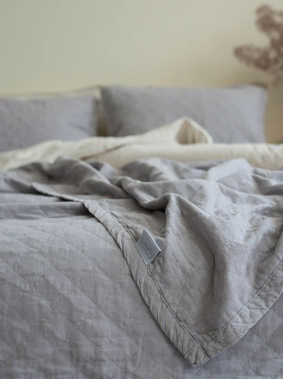 Покривало з наволочками LA MODNO HARMONY PEARL GRAY
