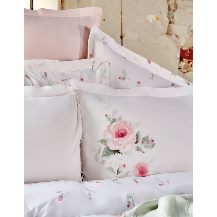Набор постельное белье с покрывалом Karaca Home - Annas s.yesili