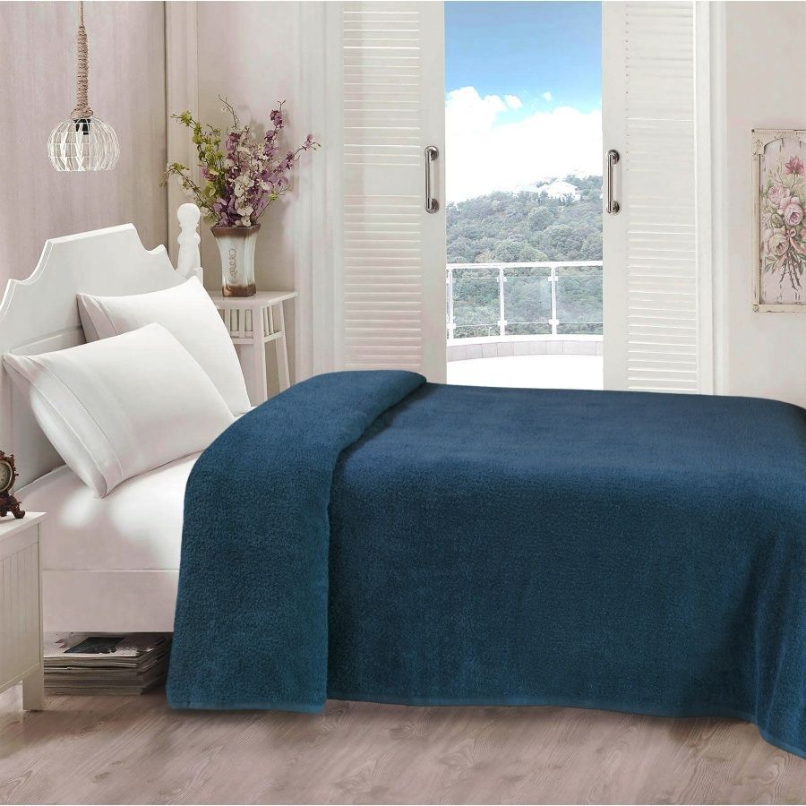 Простынь Iris Home махровая - Mojalica blue