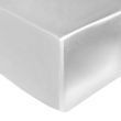 Шелковая простыня Gingerliy White, Белый, Полуторный, 140х200 см (на резинке), На резинке